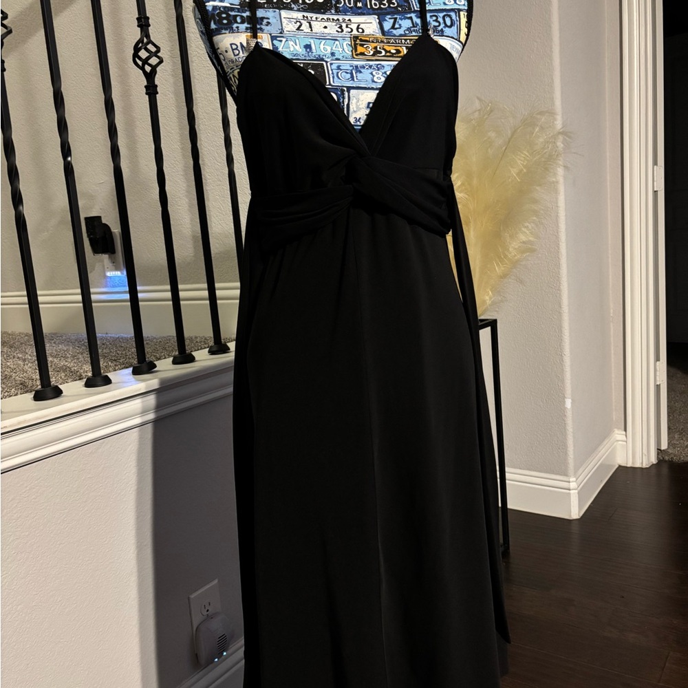 Chic Strapless Black Dress